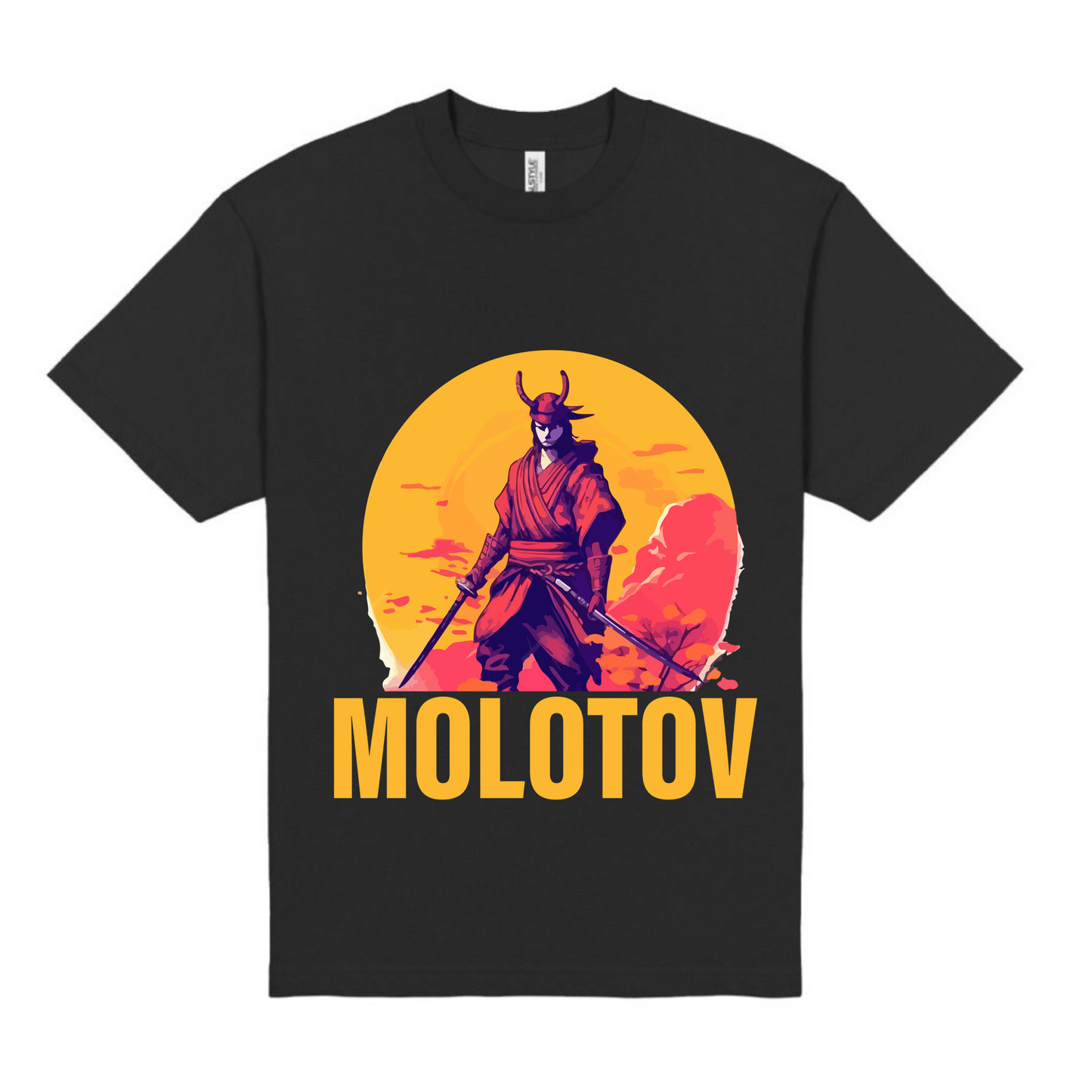 CLP ALMIGHTY PUNCH MOLOTOV BLACK T-SHIRT